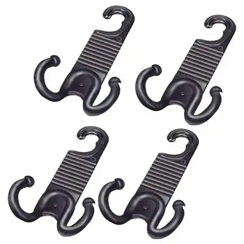 

4 Pack Car Back Seat Headrest Hanger Holder Hooks for Purse Grocery Bag Cloth Coat Bottle - Convenient Universal Vehicle Trunk O