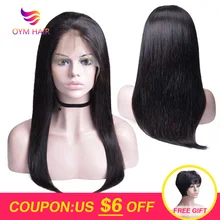 360 перуанские прямые фронтальные парики шнурка с волосами младенца натуральный цвет не Реми волосы парик их натуральных волос парики для черных женщин