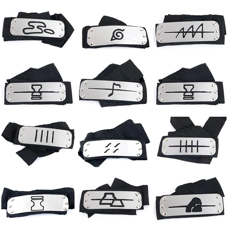 Аниме Naruto повязка на глаза для косплея Prop Sasuke Uchiha Itachi Kakashi Pein черный синий