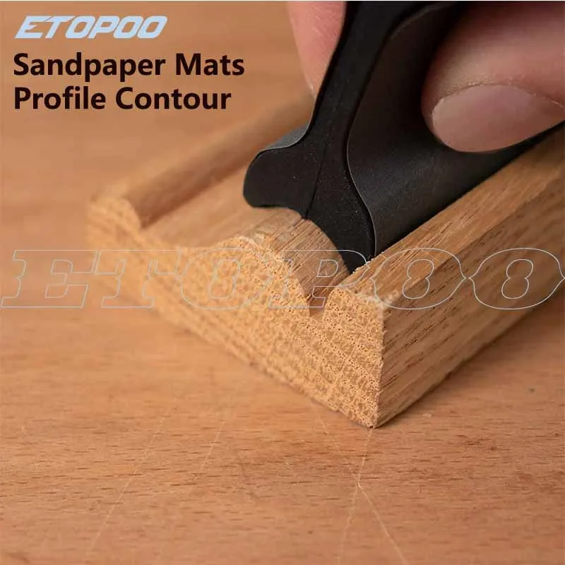 Woodworking Sandpaper Mats Profile Contour and Angle Sanding Grip Pack  14pcs/lot 14pcs Set Woodwork Or Leather Polishing Pad