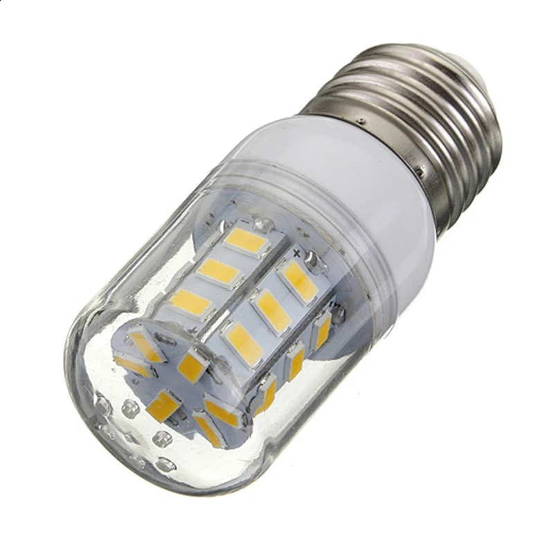 27 Светодиодная Лампочка 5730 SMD супер яркая E27 DC 12V Энергосберегающая лампочка-Кукуруза лампа прожектора белого освещения дродоставка