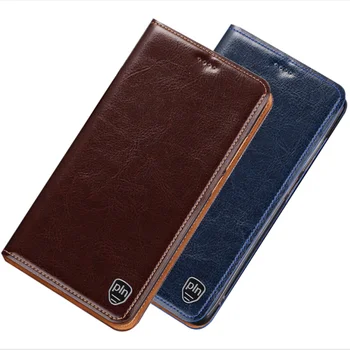 

Genuine leather flip cover with kickstand case for Nokia 7 Plus TA-1062 flip case card holder for Nokia 7 phone case funda coque