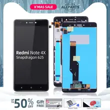 Snapdragon 625 дисплей для XIAOMI Redmi Note 4X lcd сенсорный экран с рамкой для Redmi Note 4X Global lcd дисплей Запчасти