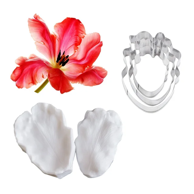 Cs214 Írisz Virágvagrák Szilikon Formák Fondant Cukorcraft Gumpaste Gyanta Agyagorta Díszítő Szerszámok, Cukorprogram Vágók