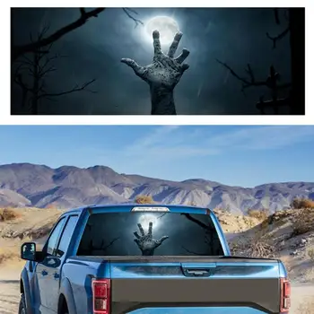 

Universal Cemetery Resurrection Pattern Car Rear Window Glass Horror Sticker