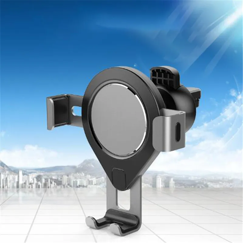 

Aluminum Alloy Adjustable Universal Car Bracket Gravity Metal Dashboard Car Mobile Phone Holder Stand Mount