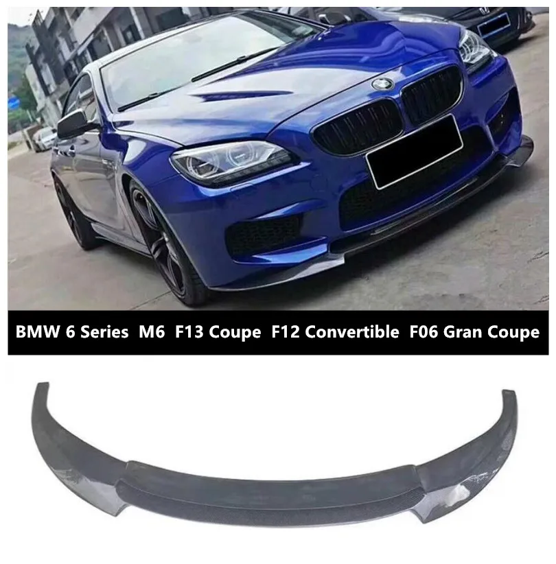 

Front Lip Spoilers Carbon Fiber For BMW 6 Series M6 F13 Coupe F12 Convertible F06 Gran Coupe 2011-2020 Bumper Diffuser Spoiler