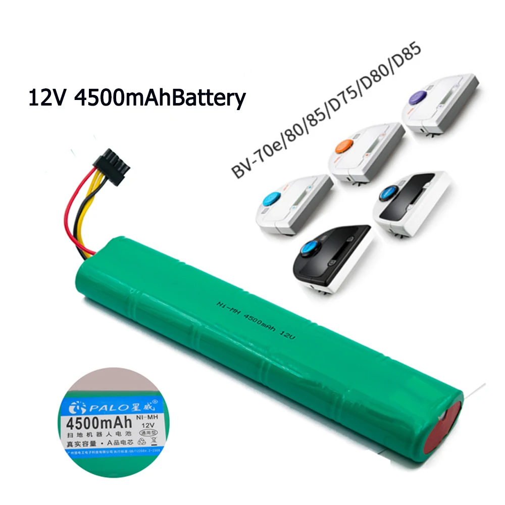Batteria Di Ricambio Palo 12V Ni-Mh Per Aspirapolvere Neato Botvac 70E 75 80 85 D75 D85 Per Serie Neato Botvac D.