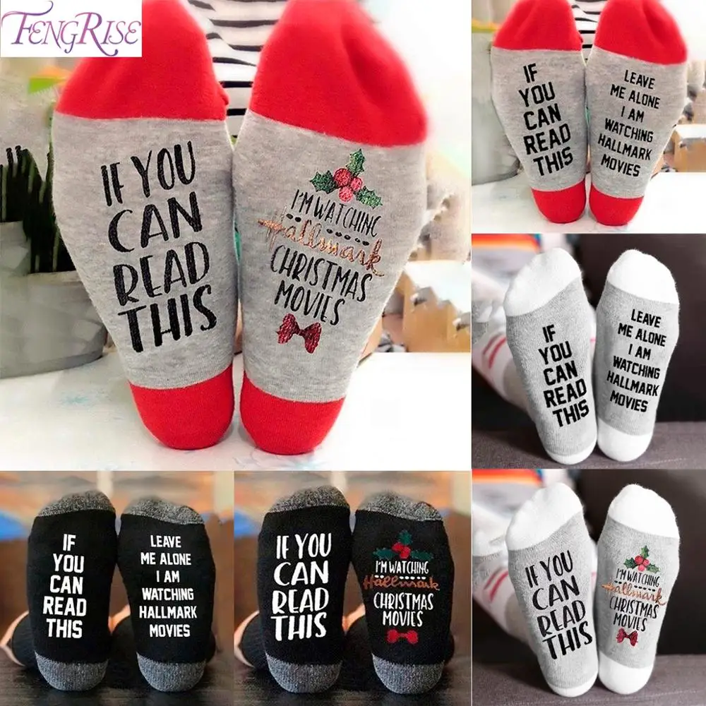 

1 Pair Christmas Cotton Socks Gift Merry Christmas Bags Gift Xmas Stockings Decoration Noel Natal Present 2019 Christmas Decor