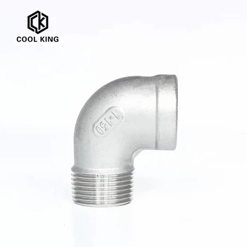 

1/8" 1/4" 3/8" 1/2" 3/4" 1" Female x Male Thread Street Elbow 90 Degree Angled SS 304 Stainless Steel Pipe Fitting Connectors