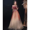 Burgundy Toast Dress Bride 2022 New Wedding Dress Looks Thin One-shoulder Evening Dress Skirt Female Banquet Temperament ► Photo 1/5