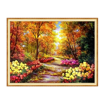 

Meian Flower full square diamond 5D DIY Diamond art 3D Diamond painting Kit cross stitch diamond mosaic photo home decor