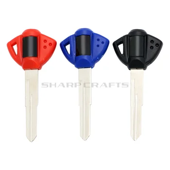 

Black / Red / Blue Motorcycle Blank Key Uncut Blade For Suzuki GSR GSXR 600 750 1000 GZ250 Hayabusa GSX1300R Katana 600 DR650SE