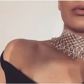 

female personality elements drill necklace with exaggeration drop set auger tassel necklace restoring ancient ways