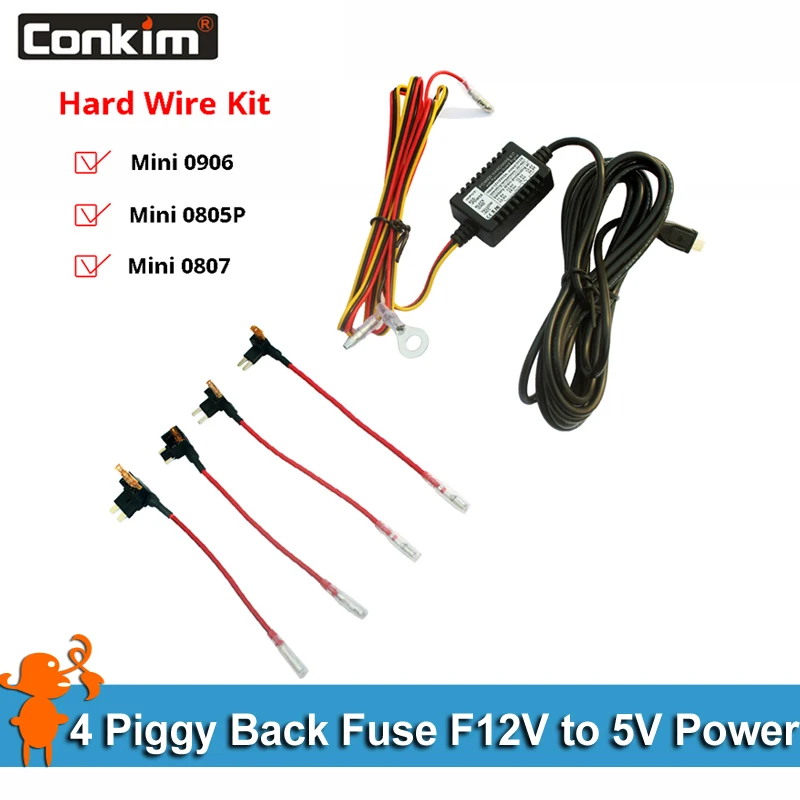 Универсальный комплект из жесткого провода Micro USB Conkim с 4 свисающими