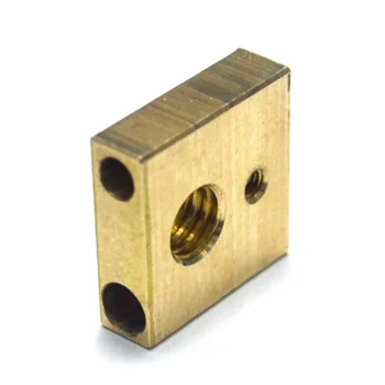 

Ultimaker 3 UM3 Brass 3D Printer Heater Block