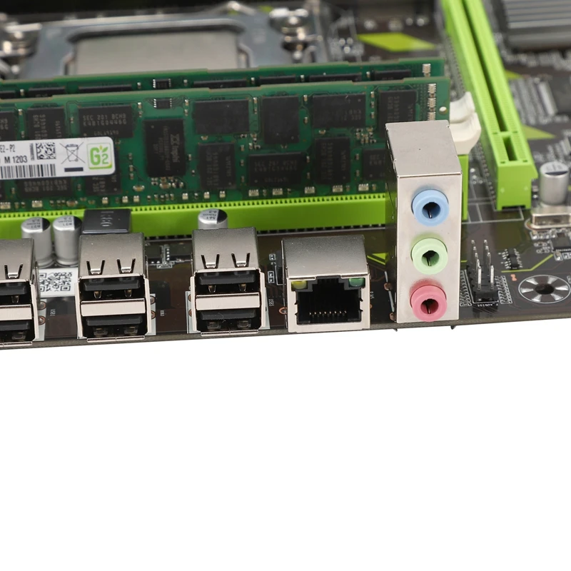 X79G LGA2011 практичная материнская плата для настольного компьютера с E5 2689 cpu 4x4G ECC ram