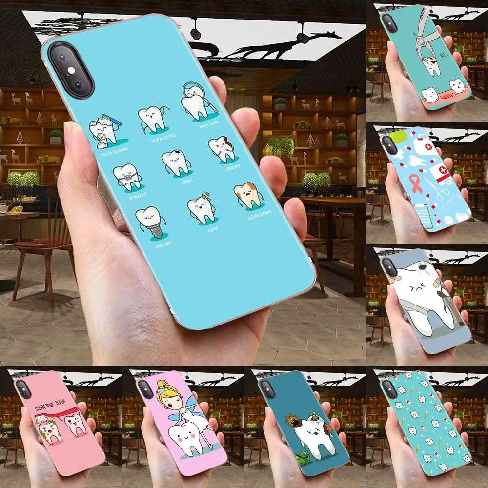 Soft Cases Cover Cartoon Dentist Dental Teeth For Huawei Mate 30 Pro Lite 20s NOVA 6 SE 5 P40 p30 lite Honor V30 20 | Мобильные
