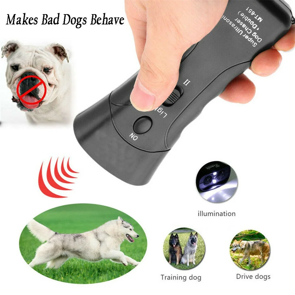 

Strengthen Pet Dog Anti Barking Stop Bark Training Equipment Repeller Control Trainer Device Pet Supplies