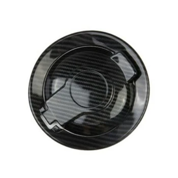 

2pcs ABS Carbon Fiber Door Fuel Tank Cover Trim Accessories For Dodge Challenger 2015+ Car Styling Accessories