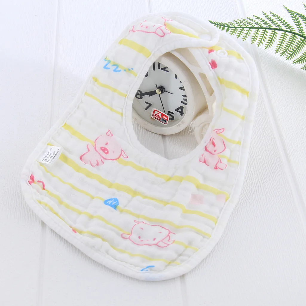 Baby Feeding Drool Bib Infant Lace Saliva Towel Soft Cotton Gauze Burp Cloth for Newborn Toddler Scarf  Muslin Baby Bib Bandana baby accessories box