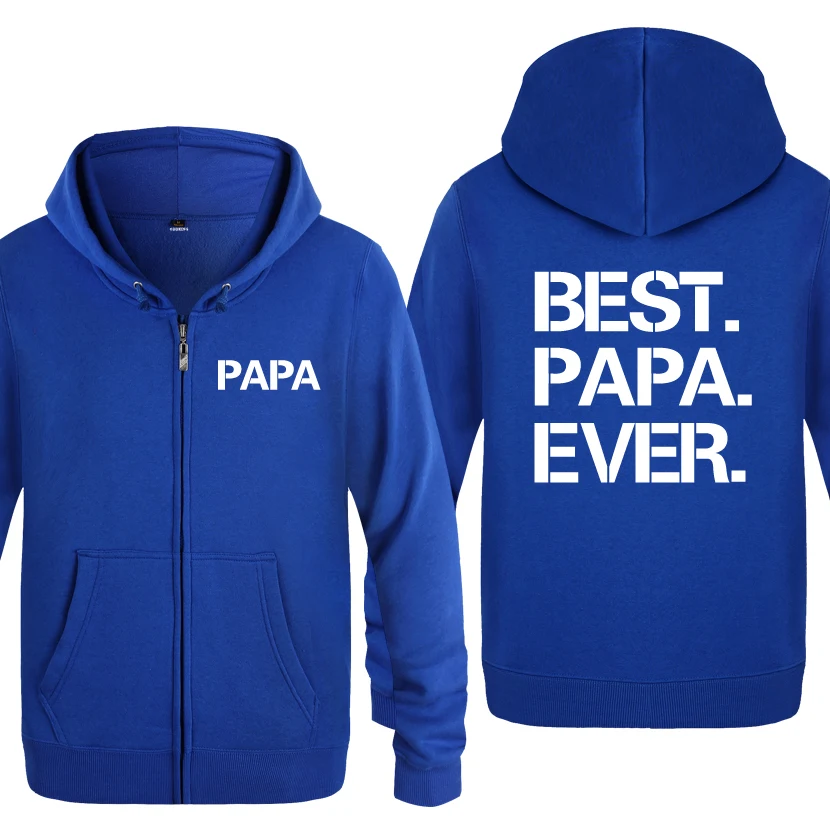 Best Papa никогда не Творческий Fathers Day Gift», толстовки с капюшоном и Для мужчин Для мужчин с застежкой-молнией кардиганы толстовки с капюшоном - Цвет: LAY BAT