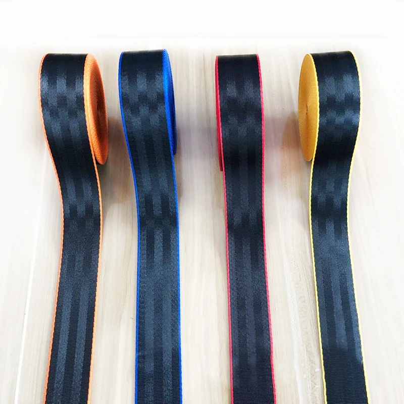 13 Colors 30 Meters Car Seat Belt Webbing Universal Car Personalized Modification Seat Belt Webbing Car Accessories