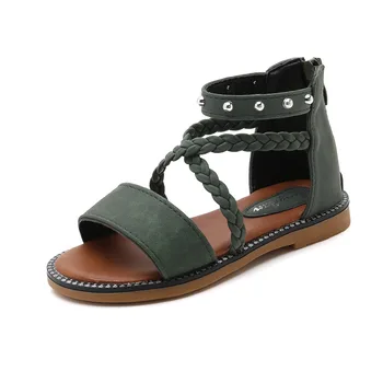 

Fashion Rivet Gladiator 2020 Summer Shoes For Girls Dress 3 4 5 6 7 8 9 10 11 12 Kid Beach Sandal For Children Princess Size 37