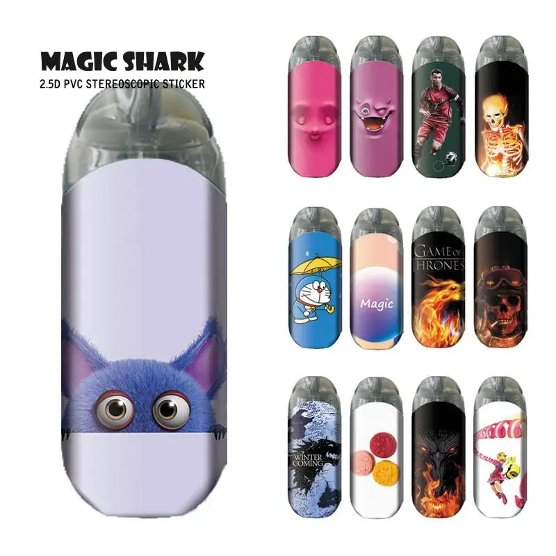 Чехол с черепом Magic Shark милый чехол наклейка изображением лисы пузыря Игры