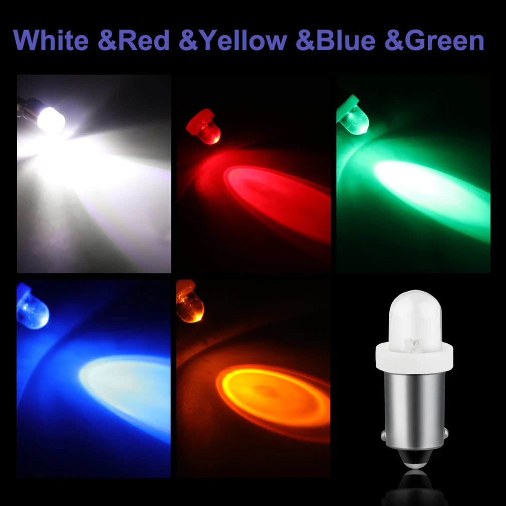 10Pcs BA9S LED  T4W LED T11 H6W Canbus ڵ ׸   õ ȣ  12V ڵ    Ķ
