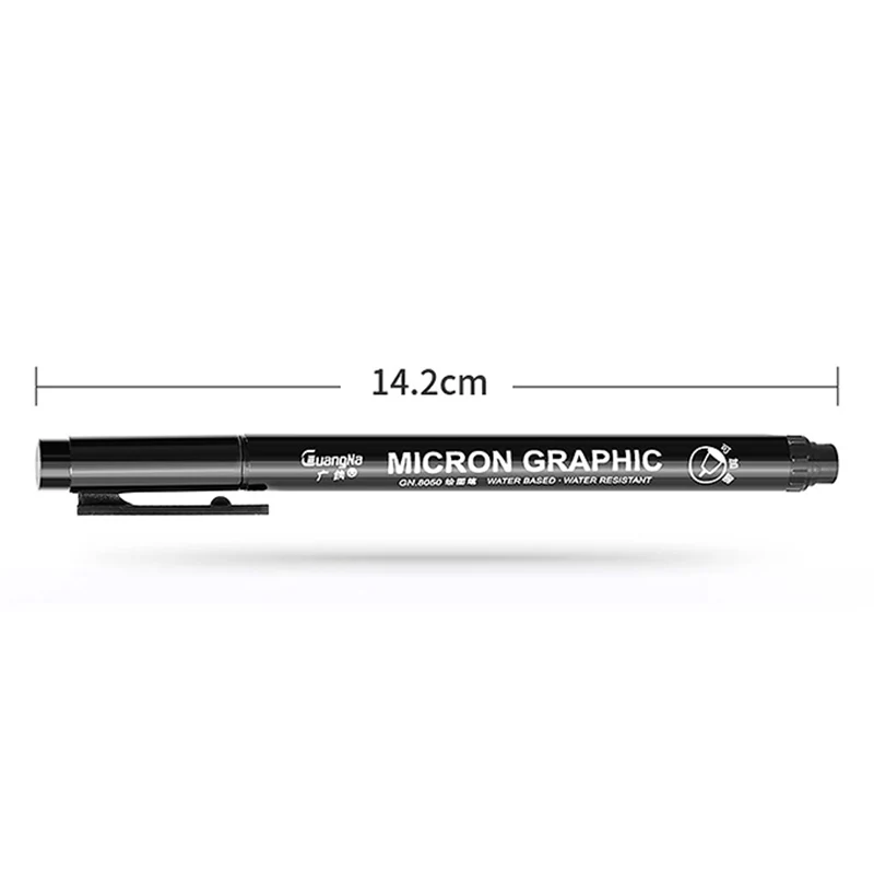 Micro-Pen Fineliner Ink Pens 12 Pack Black Micro Fine Point Drawing Pens  Waterproof Archival Ink