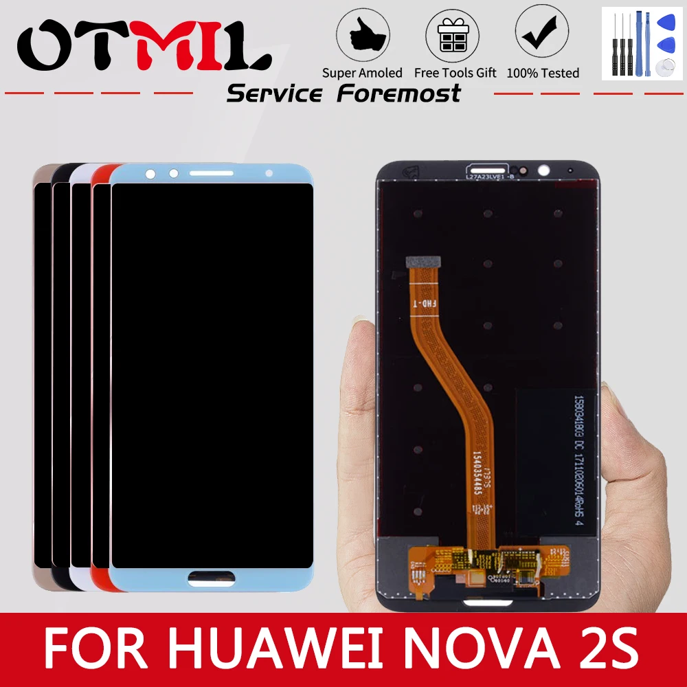 

OTMIL 6.0" LCD For HUAWEI Nova 2S LCD Display Touch Screen Digitizer For Huawei Nova 2S LCD Replacement HWI-AL00 HWI-TL00 FOR 2