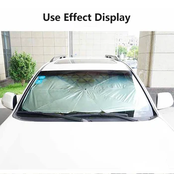 

Car Sunshade Interior Protector Covers Universal Car Interior Parasol UV-Protective Auto Front Rear Window Sunshade Windshield