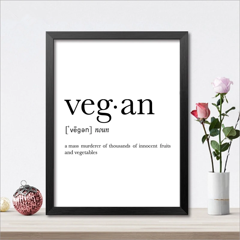 Funny-Vegan-Definition-Canvas-Art-Print-Poster-Vegetarian-Definition-Canvas-Painting-Poster-Kitchen-Dorm-Decor (2)