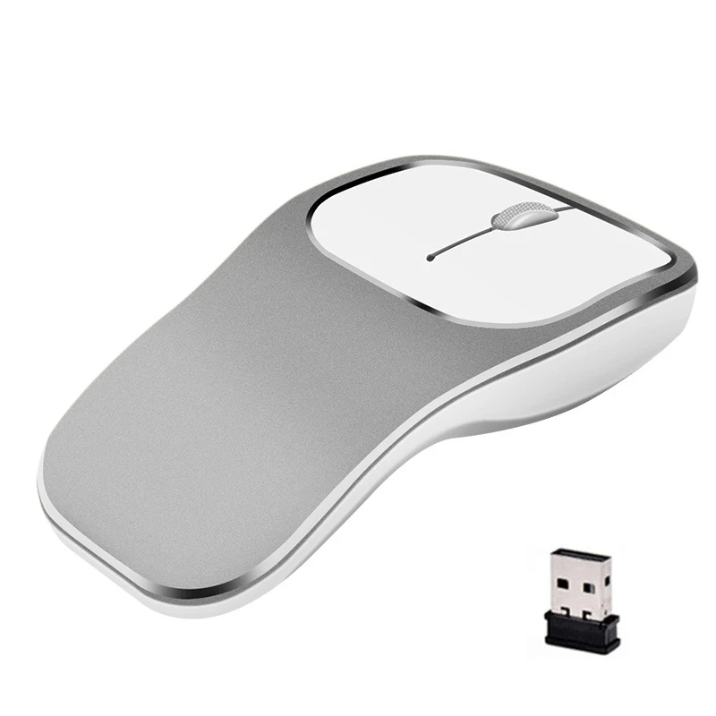 2,4G USB Бесшумная беспроводная мышь эргономичная 1600 dpi игровая мышь для Macbook Air Pro ноутбука настольная перезаряжаемая компьютерная мышь