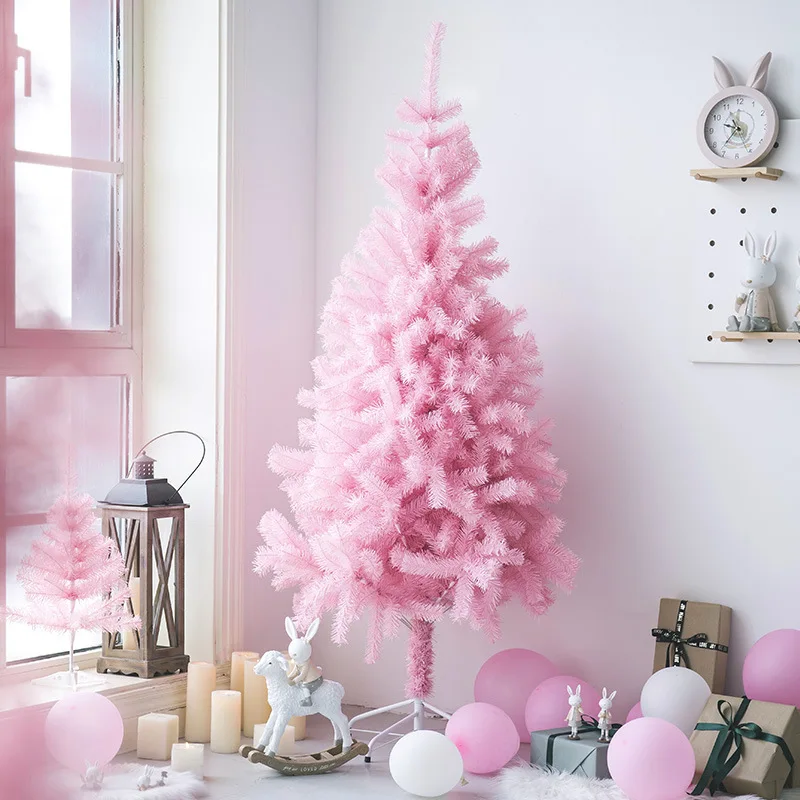 60/120/180CM Romantic Pink Christmas Tree Decorations Garland Long Vine Christmas Bauble Shopping Mall Window Arrangement Prop