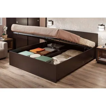 

Bed with lifting mechanism