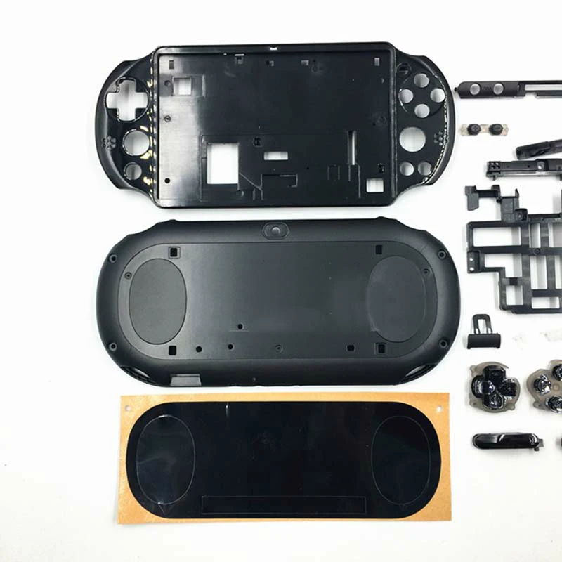 1Set Full Housing Shell Cover For PSV2000 Front Back Faceplate Case With Buttons Kit For PSVITA 2000 Game Console Accessories