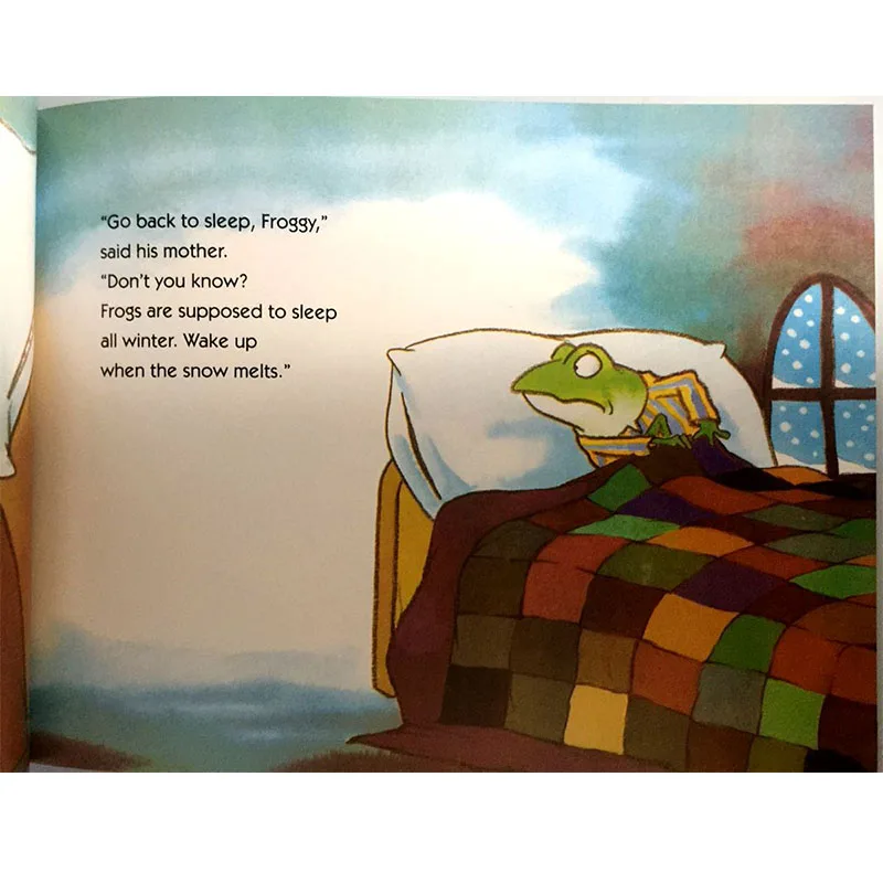 Froggy одевается Джонатаном Лондоном образовательная английская книга с
