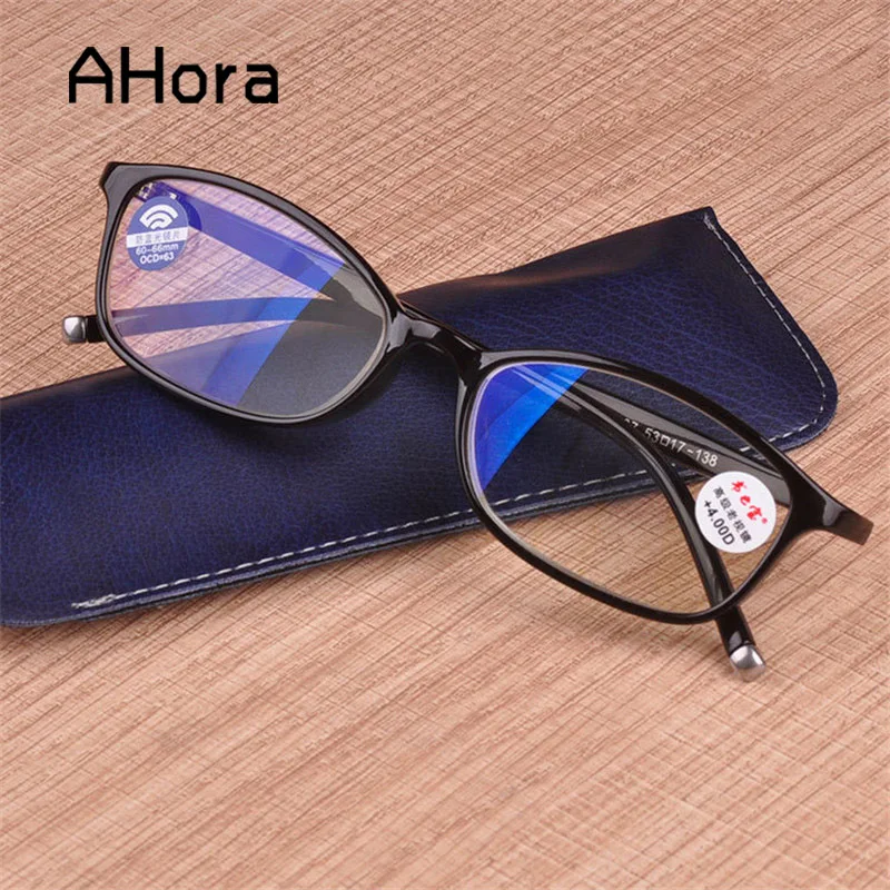 Ahora очки для чтения для женщин и мужчин анти-синий свет очки Prebyopia TR90 очки с диоптриями+ 1,0 до+ 4,0 унисекс