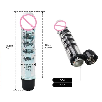 1 Pcs Waterproof Multi- Speed Dildo Vibrator Cilt Vibrators Penis Vibrator Sex Products Vibrator Adult Sex Toys For Woman 5