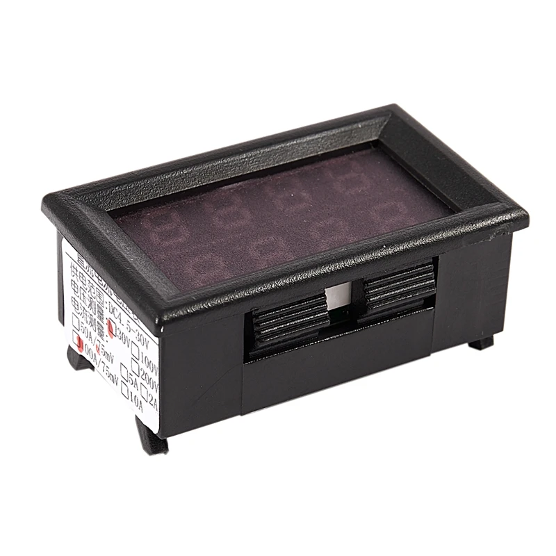 BHTS-DC для детей, на возраст от 0 до 30V 0-100A красный светодиодный двойной цифровой Дисплей Вольтметр Амперметр метров