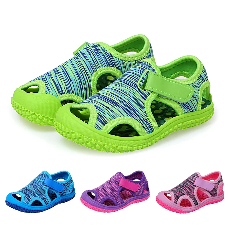 2020 Kids Sport Beach Shoes Boys Girls Outdoor Closed Toe Sandals Aqua  Sport Shoe Summer Children Boy Sandal Toddler Water Shoes|Sandals| -  AliExpress