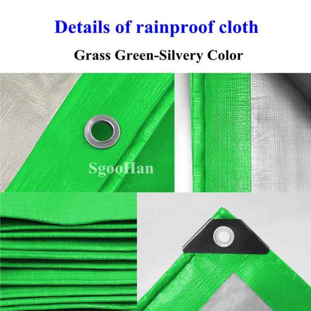 0,32 Mm -Es Pe Tarpaulin Esőálló Ruhák Kerti Árnyékoló Vitorla Kültéri Napellenző Csónak Teherautó -Lombkorona Tarp Kutya Ház Burkolat Vízálló Kendő - Image 4