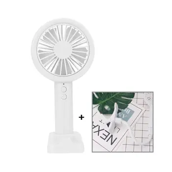 

USB USB Rechargeable Portable Clip On Stroller Fan 3 Speeds Flexible Bendable Mini Desk Electric Fan with LED Light Mobile Phone
