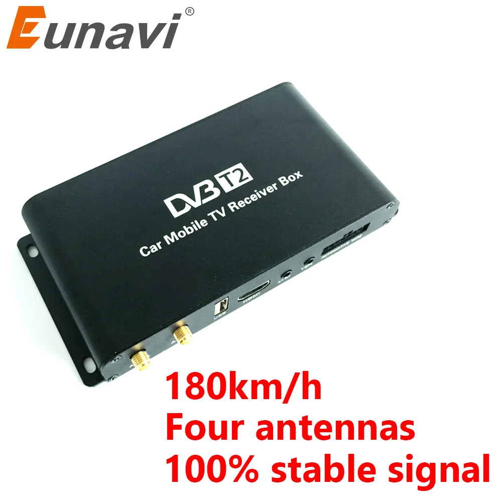 Eunavi новейший 4 мобильный чип Автомобильный DVB-T2 тюнер |
