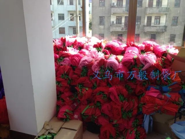 День Святого Валентина Роза Складная Сумка Для Покупок Сумка для покупок имитация цветов Экологичная сумка 24 г