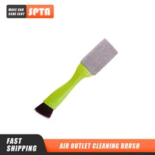 SPTA – brosse de nettoyage de sortie d'air conditionné, Double face, pour l'intérieur, multi usages, anti poussière