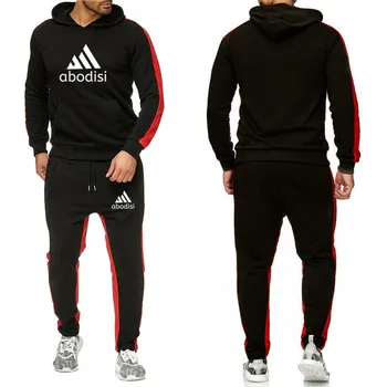 

Pullover Set Men Tracksuits Casual Hoodies Pants Mens Sportswear Pant Hoody Sweatshirt Male Suits Jogging Sweatpant track suit