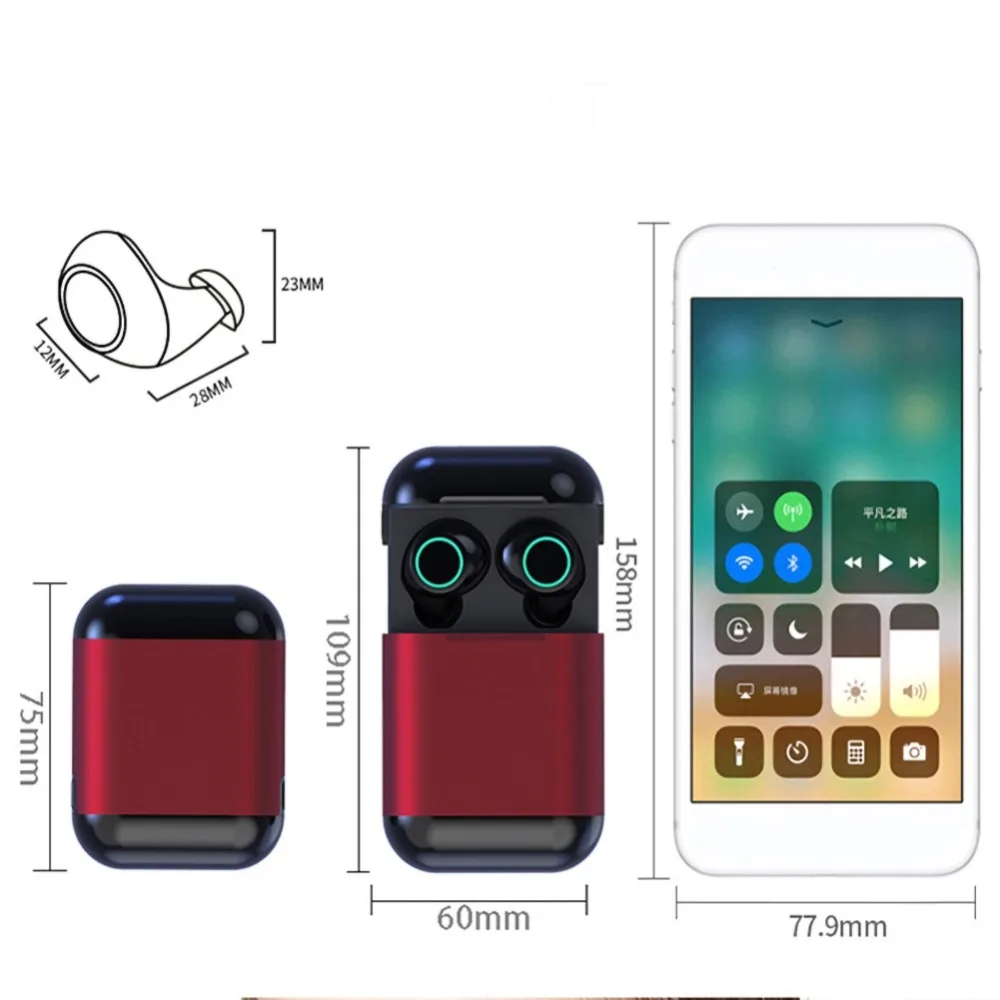 Bluetooth наушники TWS наушники беспроводные Bluetooth наушники стерео гарнитура Bluetooth наушники с микрофоном